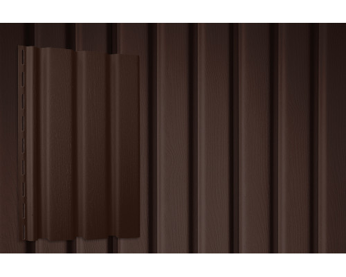 Сайдинг Рейка Grand Line Acryl темный дуб 3,0 м.