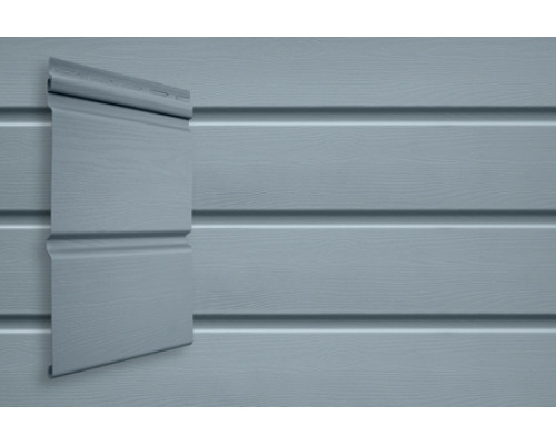 Сайдинг виниловый Double-брус Grand Line Classic Color Plus голубой 3000 мм.