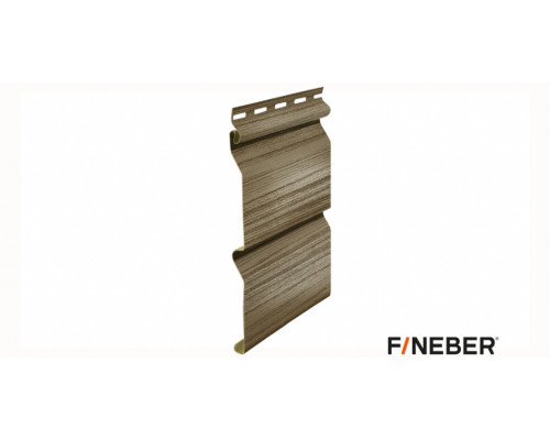 Сайдинг виниловый FineBer Standart Royal Wood Ольха 3660 х 203 мм. 0,75 м2