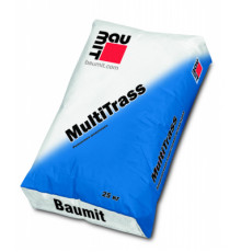 Шпаклевка цементно-известковая Baumit MultiTrass белая 0.3 мм. 25 кг.