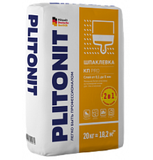 Шпаклёвка финишная на полимерной основе Plitonit КП PRO 3 кг.