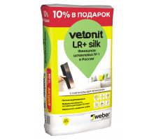 Шпаклевка финишная полимерная Weber.Vetonit LR+ / Вебер.Ветонит ЛР+ белая 22 кг.