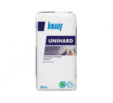 Шпаклевка гипсовая высокопрочная безусадочная Кнауф Унихард / Knauf Unihard белый 20 кг.