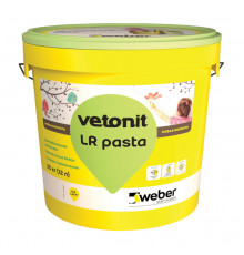 Шпаклевка суперфинишная под окраску и обои Weber.Vetonit LR Pasta / Вебер.Ветонит ЛР Паста 20кг.
