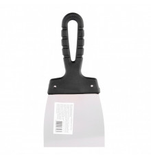 Шпательная лопатка из нержавеющей стали, 100 мм, пластмассовая ручка Россия