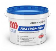 Шпатлевка для внутренних работ полимерная Danogips Fill&Finish Light 10 л.