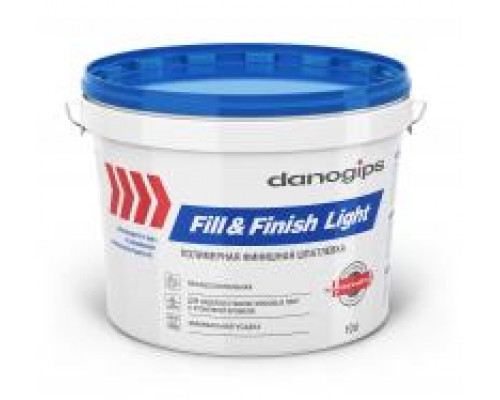 Шпатлевка для внутренних работ полимерная Danogips Fill&Finish Light 10 л.