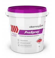 Шпатлевка для внутренних работ полимерная Danogips ProSpray 15 л./25кг