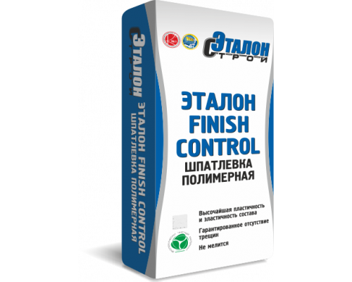 Шпатлевка финишная полимерная Etalon Finish Control / Эталон Финиш Контроль белая 20 кг.