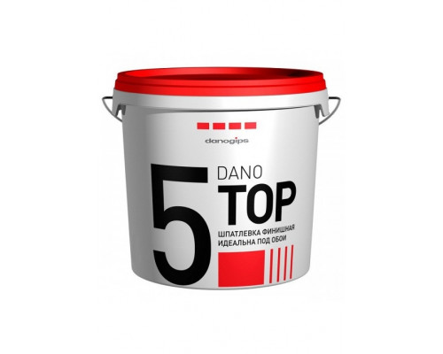 Шпатлевка финишная "DANO TOP 5" 3,5л/5,6 кг, (120шт/под)