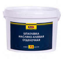 Шпатлевка масляно-клеевая отделочная Аквест-73 Мастер 9 кг.