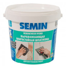 Шпатлевка специальна выравнивающая REBOUCHEUR HYDRO / РЕБОУШЕР ГИДРО 4 кг. SEMIN