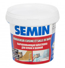 Шпатлевка специальная влагостойкая REBOUCHEUR CUISINE ET SALLE DE BAIN / РЕБОУШЕР для кухни и ванной 5 кг. SEMIN