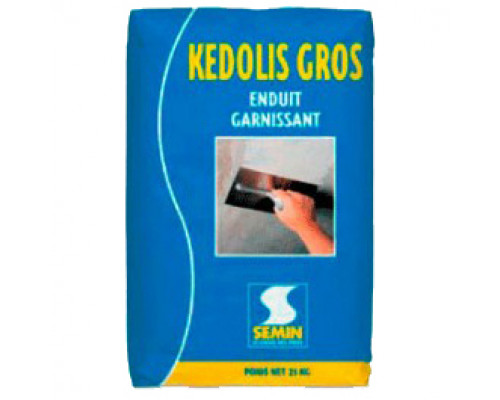 Шпатлевка выравнивающая Kedolis Gros 25 кг. SEMIN