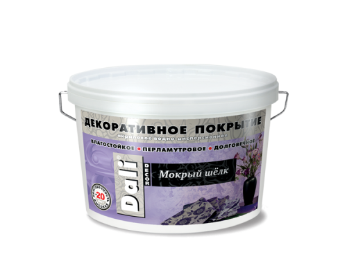 ШТУКАТУРКА ДЕКОР. "DALI-DECOR" "МОКРЫЙ ШЕЛК" 2,5 КГ (1) "РОГНЕДА"