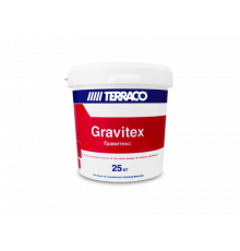 Штукатурка декоративная акриловая Gravitex XL 1,5 мм. с текстурой " Короед" 25 кг. Terraco
