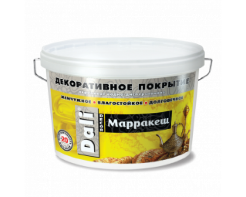 Штукатурка декоративная акриловая "DALI-DECOR" Марракеш 6 кг "Рогнеда"