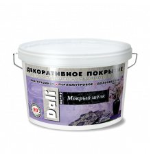 Штукатурка декоративная акриловая "DALI-DECOR" Мокрый шелк 5 кг "Рогнеда"