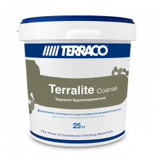 Штукатурка декоративная акриловая с мраморной крошкой Terraco Terralite Coarse 2 мм. 15 кг.