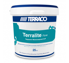 Штукатурка декоративная акриловая Terralite Fine 1 мм. мелкозернистый наполненная мраморной крошкой 15 кг. Terraco