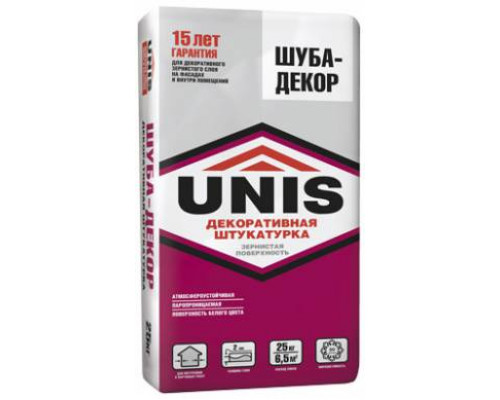 Штукатурка декоративная Unis / Юнис Шуба-Декор 25 кг.