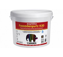 Штукатурка фасадная AmphiSilan Fassadenputz K20 белая 25кг. "Caparol"