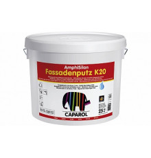 Штукатурка фасадная AmphiSilan Fassadenputz K20 белая 25кг. "Caparol"