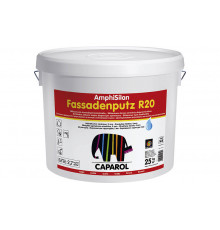 Штукатурка фасадная Caparol AmphiSilan Fassadenputz R20 белая 25 кг.