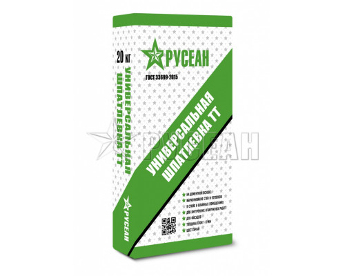Штукатурка фасадная цементная Русеан 25 кг.