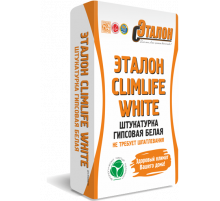 Штукатурка гипсовая "Эталон ClimLife White" белая 30 кг.
