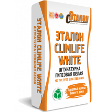 Штукатурка гипсовая "Эталон ClimLife White" белая 30 кг.