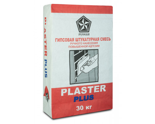 Штукатурка гипсовая Русеан Plaster PLUS серый 30 кг.