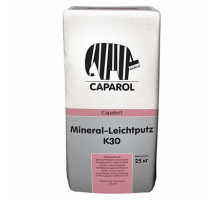Штукатурка минеральная структурируемая легкая Capatect Mineral-Leichtputz K30 белая 25кг."Caparol"