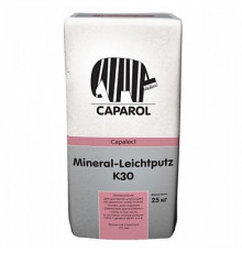 Штукатурка минеральная структурируемая легкая Capatect Mineral-Leichtputz K30 белая 25кг."Caparol"