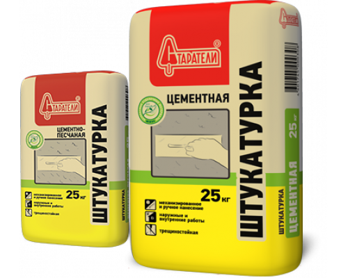 Штукатурка морозостойкая цементно-песчаная "Старатели" 25 кг.