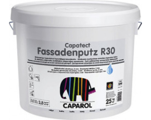 Штукатурка структурная Caparol Capatect Fassadenputz R30 эффект "шуба" 25 кг.