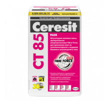 Штукатурно-клеевая смесь для пенополистирола Ceresit CT-85 Flex 25 кг.
