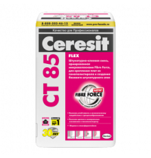 Штукатурно-клеевая смесь для пенополистирола Ceresit CT-85 Flex 25 кг.
