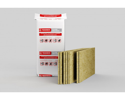 Шумопоглощающая минплита Izogertz Floor Protect 1200 x 600 х 20 мм. 8 плит. 5,76 м2/упак.