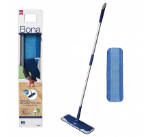 Швабра с вращающейся платформой  и телескопической рукояткой Bona Premium Microfiber Floor Mop