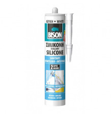 Силикон санитарный белый  Bison SILICONE SANITARY WHITE 280ML