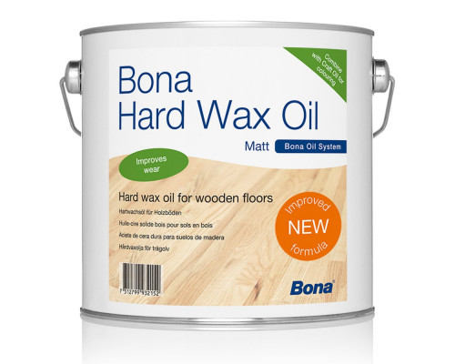Смесь натуральных масел и воска для деревянных полов Bona Hard Wax Oil экстраматовое 10 л.