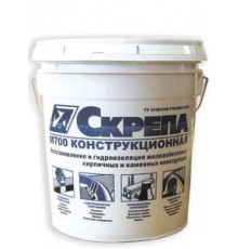Смесь сухая ремонтная Скрепа М700 Конструкционная ведро 25 кг. Penetron