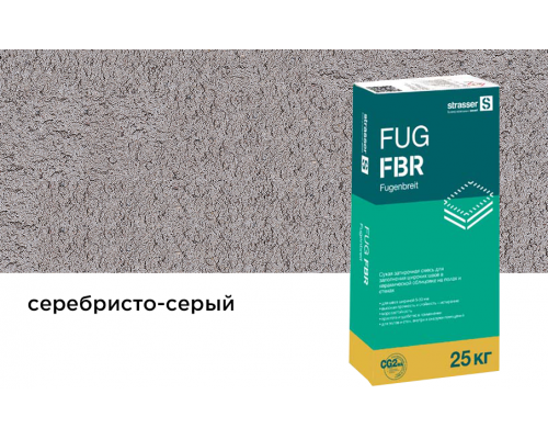 Смесь сухая затирочная для широких швов Strasser FUG FBR серебристо-серый 25 кг.