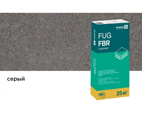 Смесь сухая затирочная для широких швов Strasser FUG FBR серый 25 кг.