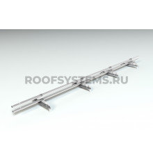 Снегозадержатель 40 х 20 мм. Roofsystems Promo ZN Next RAL 9010 Белый 3000 мм.