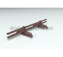 Снегозадержатель 45 х 25 мм. Roofsystems Prestige ZN Next RAL 8017 Коричневый шоколад 1500 мм.