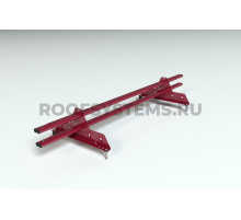 Снегозадержатель ROOFsystems ELITE NEXT овал 40 х 20 мм. RAL 3005 Красное вино 1,5 м.