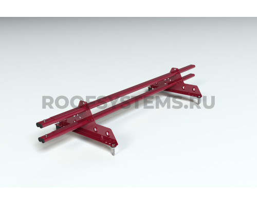 Снегозадержатель ROOFsystems ELITE NEXT овал 40 х 20 мм. RAL 3005 Красное вино 1,5 м.