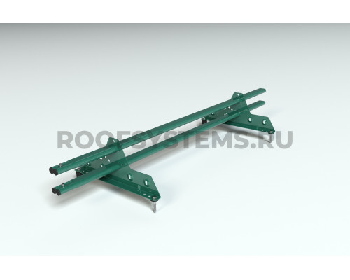 Снегозадержатель ROOFsystems ELITE NEXT овал 40 х 20 мм. RAL 6005 Зеленый мох 1,5 м.